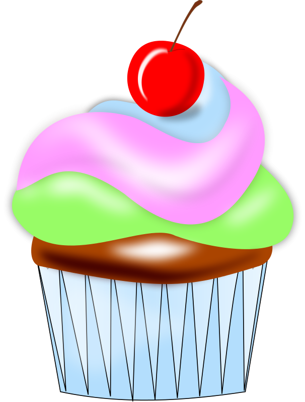 The Tiny Cakes logo, a stylized cartoon cupcake.